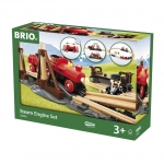 BRIO Стартовый набор Грузовой состав и строящийся мост 33030