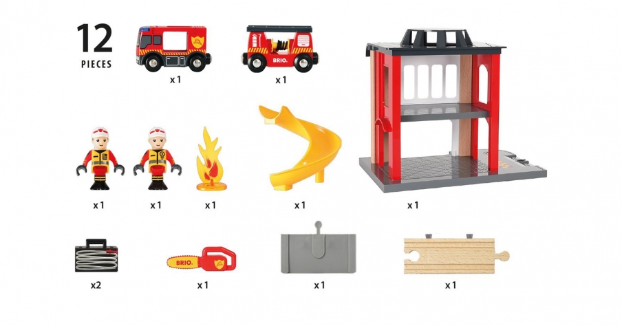 BRIO Игровой набор "Пожарное отделение" 33833