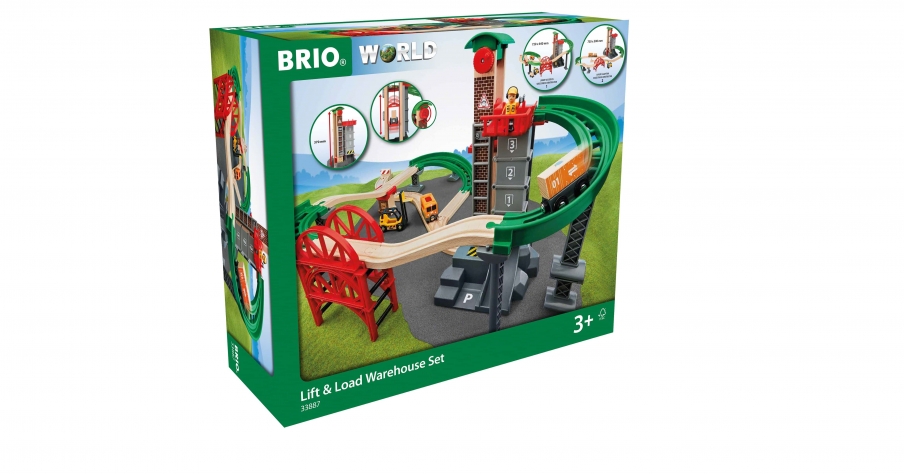 BRIO Игровой набор "Ж/д Логистическая станция с лифтом" 33887