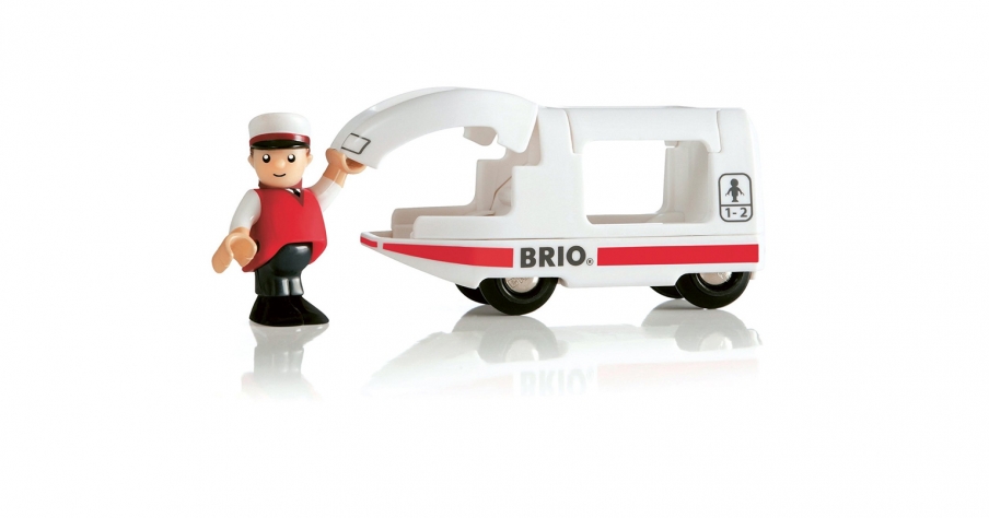 BRIO Поезд для путешествий с машинистом деревянной ж/д 33508