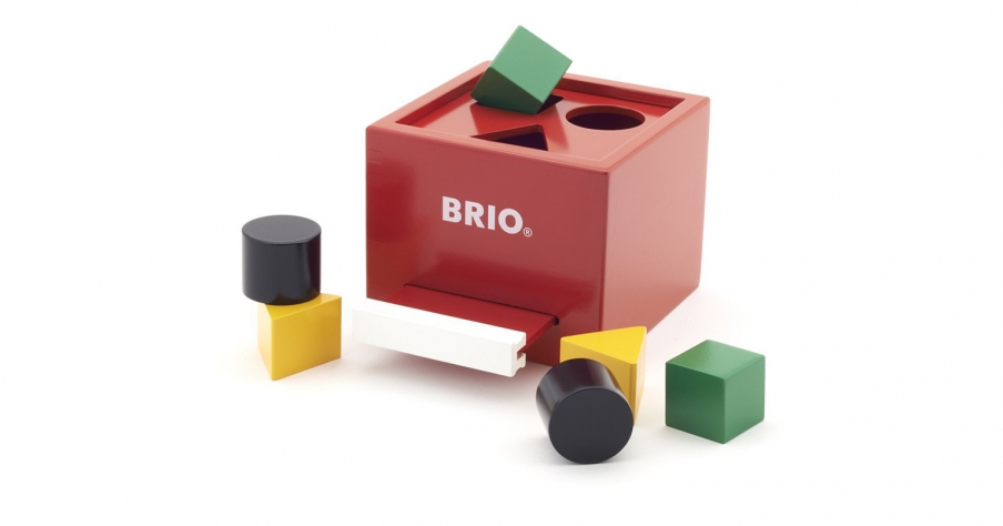 BRIO Сортер с кубиками красный 30148