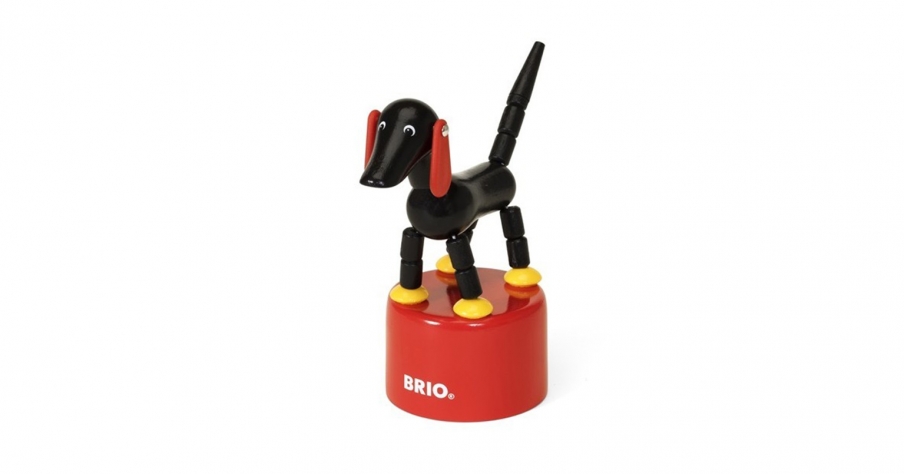 BRIO Собачка на платформе 31912