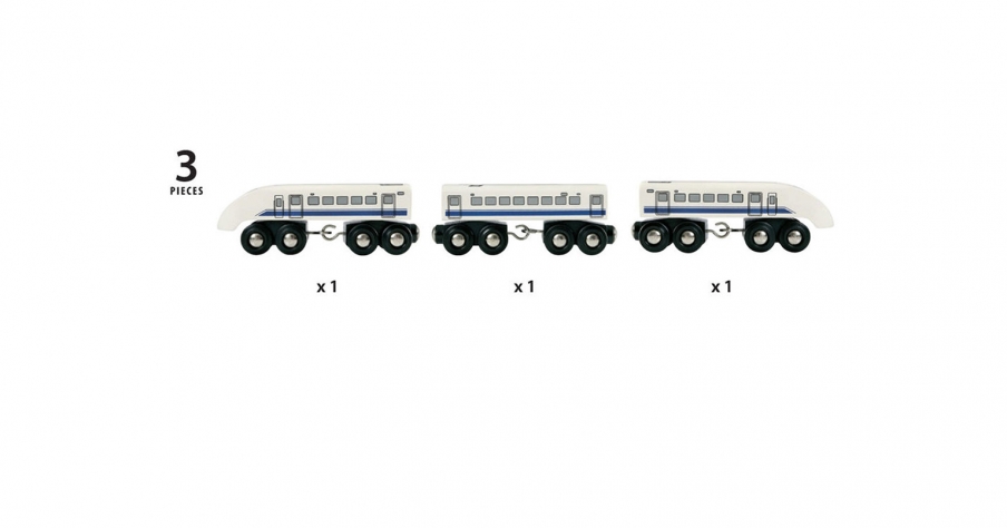 BRIO Пассажирский поезд экспресс ж/д 33417