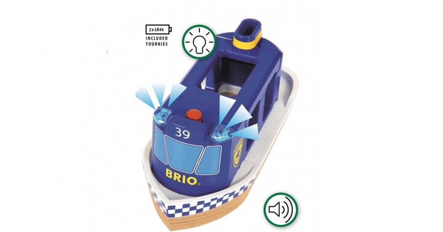 BRIO Полицейский катер 33820