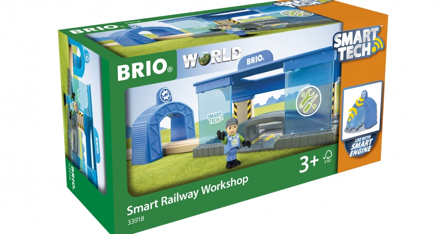 BRIO Smart Tech Вагоноремонтная мастерская 33918