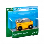 BRIO Вагончик со слоном 33969