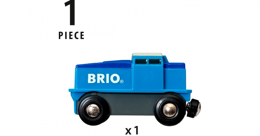 BRIO Товарный электровоз на батарейках 33130