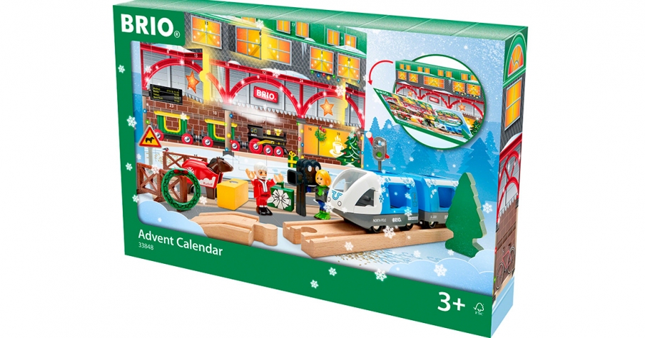 BRIO Рождественский Календарь 2021 (24 элемента) 33848