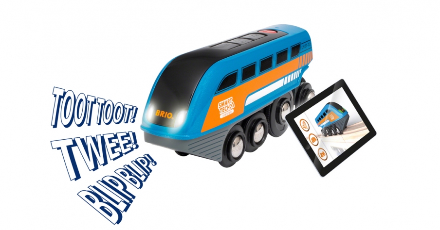 33972 Brio Smart Tech Sound игровой набор с тоннелями и звукозаписывающим поездом