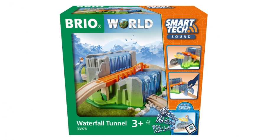 BRIO Smart Tech Sound тоннель с водопадом 33978